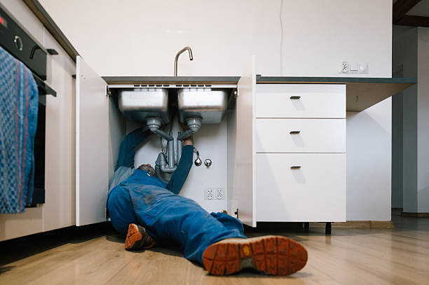 Professional Plumbing technician working in Roanoke, TX